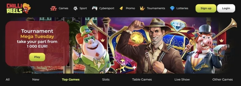 Chilli Reels Casino Website